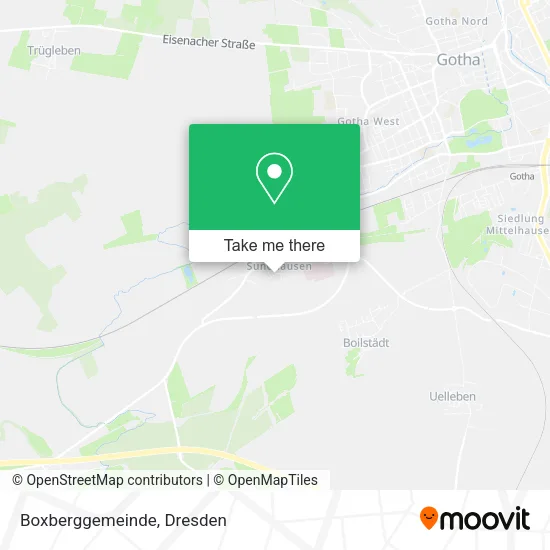Карта Boxberggemeinde
