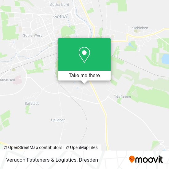 Карта Verucon Fasteners & Logistics