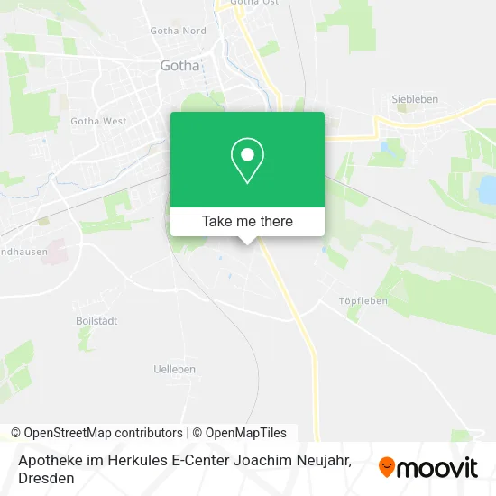 Карта Apotheke im Herkules E-Center Joachim Neujahr