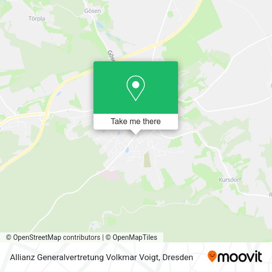Карта Allianz Generalvertretung Volkmar Voigt