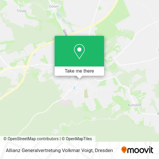 Карта Allianz Generalvertretung Volkmar Voigt