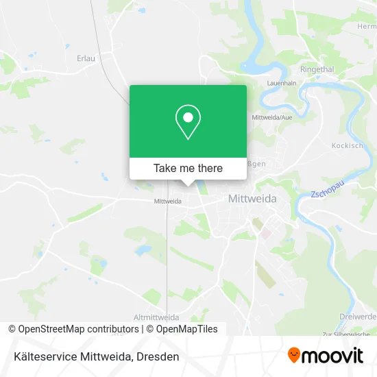 Карта Kälteservice Mittweida