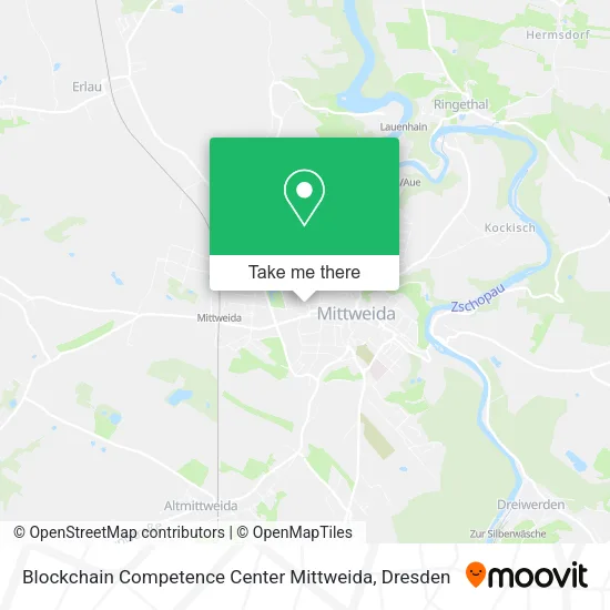 Карта Blockchain Competence Center Mittweida
