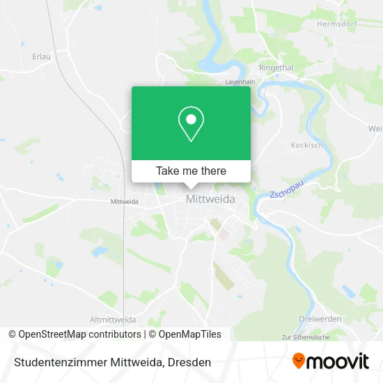 Карта Studentenzimmer Mittweida