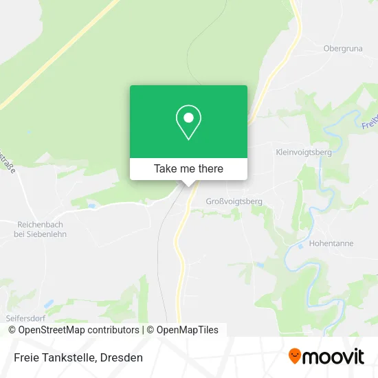 Карта Freie Tankstelle