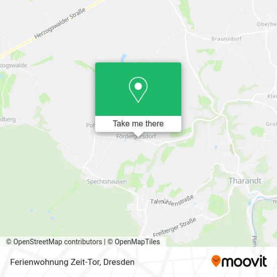 Карта Ferienwohnung Zeit-Tor