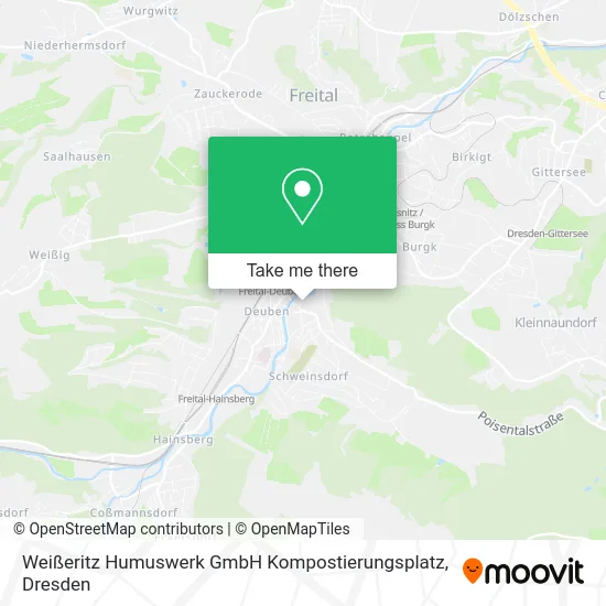 Карта Weißeritz Humuswerk GmbH Kompostierungsplatz