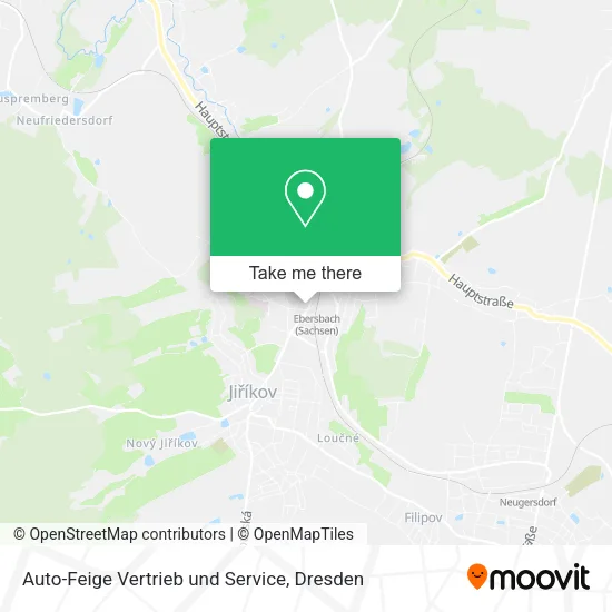 Карта Auto-Feige Vertrieb und Service