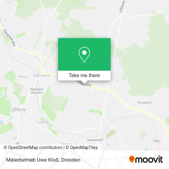 Карта Malerbetrieb Uwe Kloß