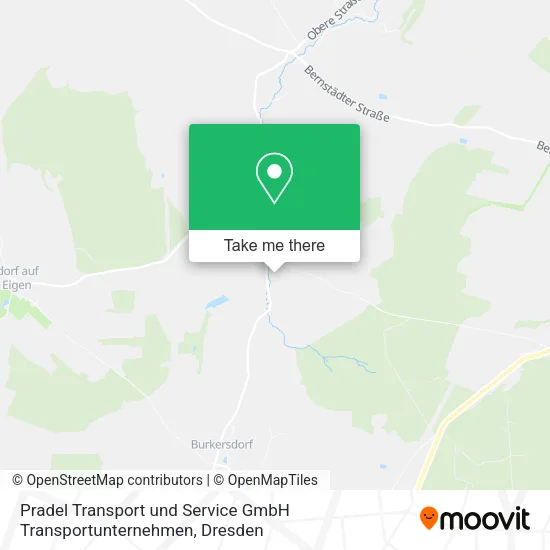 Карта Pradel Transport und Service GmbH Transportunternehmen