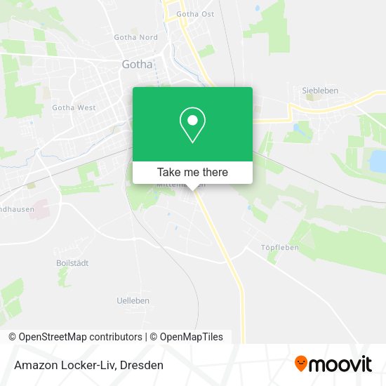 Карта Amazon Locker-Liv