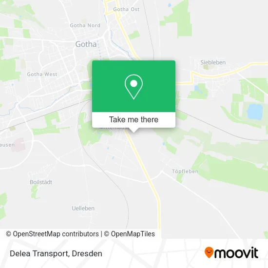 Карта Delea Transport