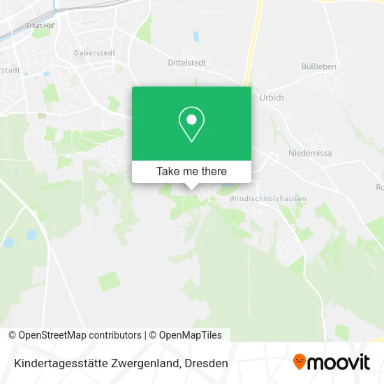 Карта Kindertagesstätte Zwergenland