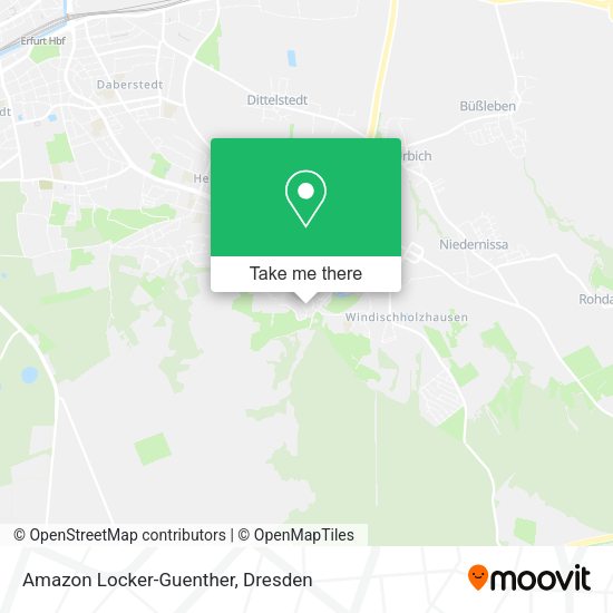 Карта Amazon Locker-Guenther