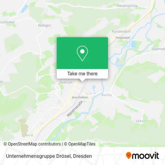 Карта Unternehmensgruppe Drösel