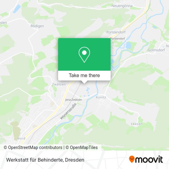 Карта Werkstatt für Behinderte