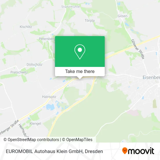 Карта EUROMOBIL Autohaus Klein GmbH