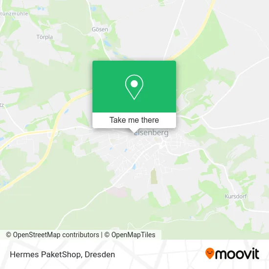 Карта Hermes PaketShop