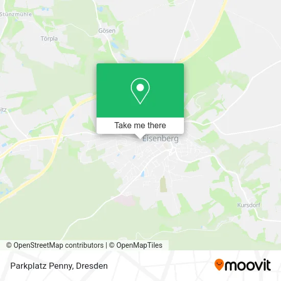 Parkplatz Penny map