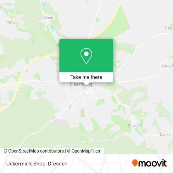 Карта Uckermark Shop