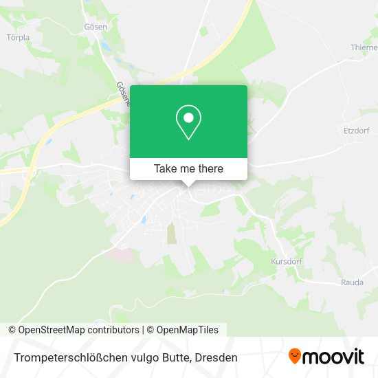 Карта Trompeterschlößchen vulgo Butte