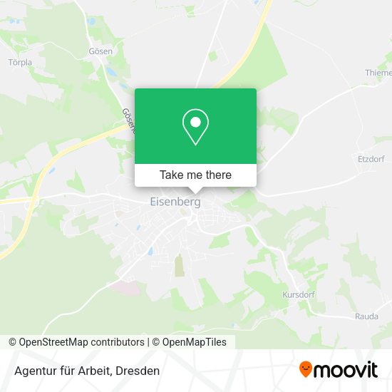 Карта Agentur für Arbeit