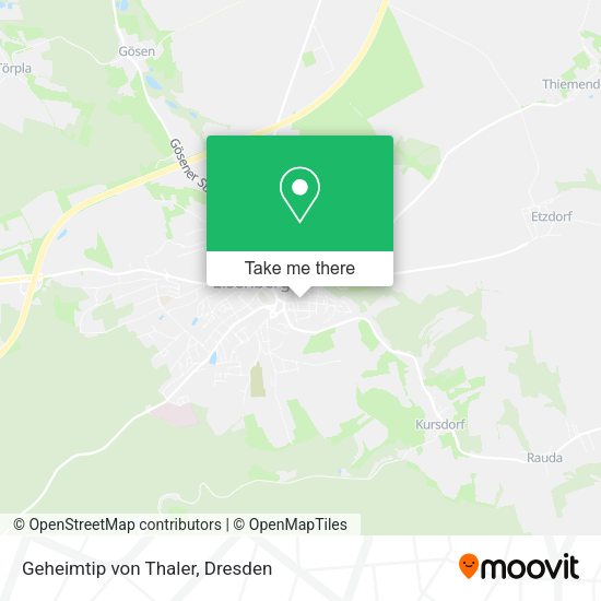 Карта Geheimtip von Thaler