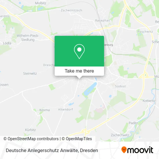 Карта Deutsche Anlegerschutz Anwälte