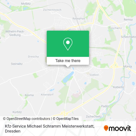 Карта Kfz-Service Michael Schramm Meisterwerkstatt