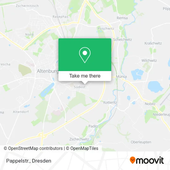 Карта Pappelstr.