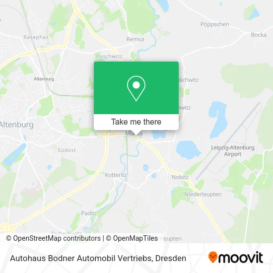 Карта Autohaus Bodner Automobil Vertriebs