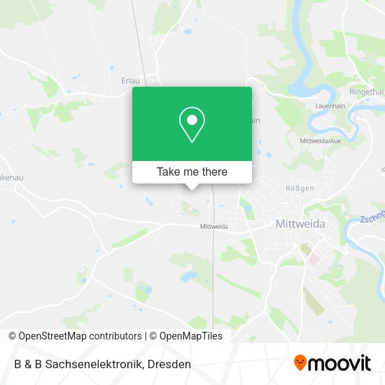 Карта B & B Sachsenelektronik