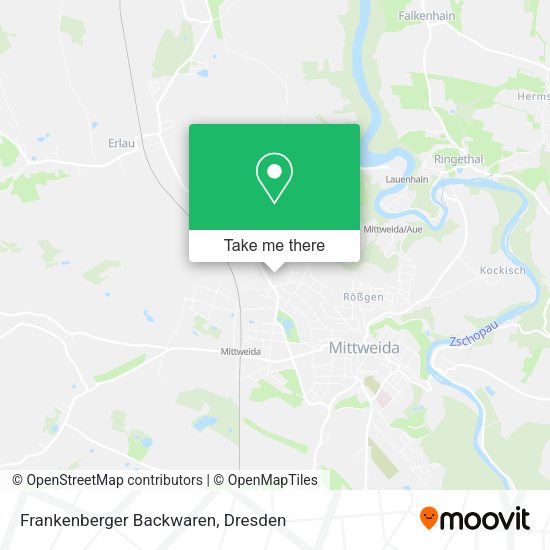 Карта Frankenberger Backwaren