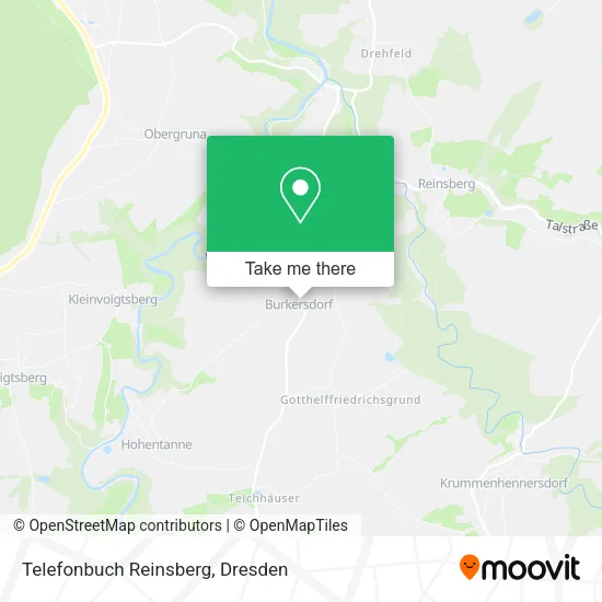 Карта Telefonbuch Reinsberg