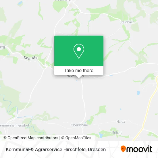 Карта Kommunal-& Agrarservice Hirschfeld
