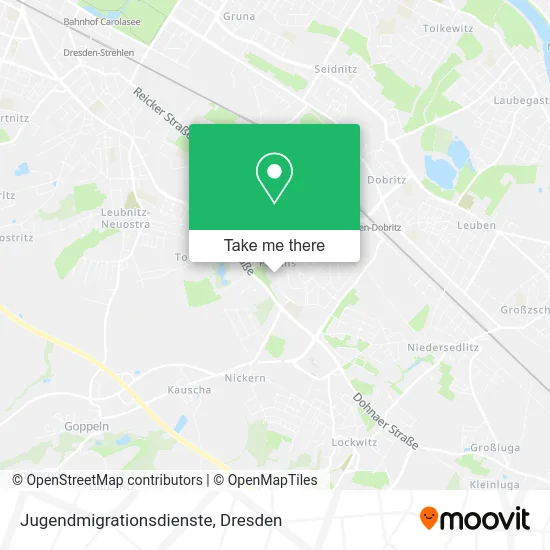 Карта Jugendmigrationsdienste