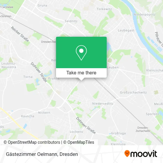 Карта Gästezimmer Oelmann