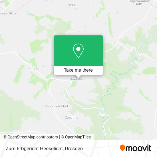 Карта Zum Erbgericht Heeselicht