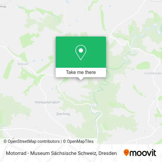 Карта Motorrad - Museum Sächsische Schweiz