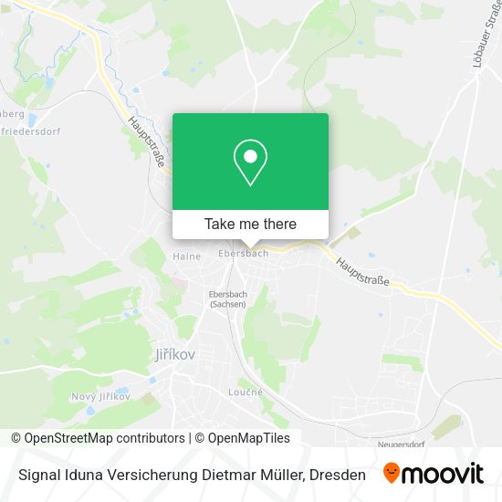 Карта Signal Iduna Versicherung Dietmar Müller