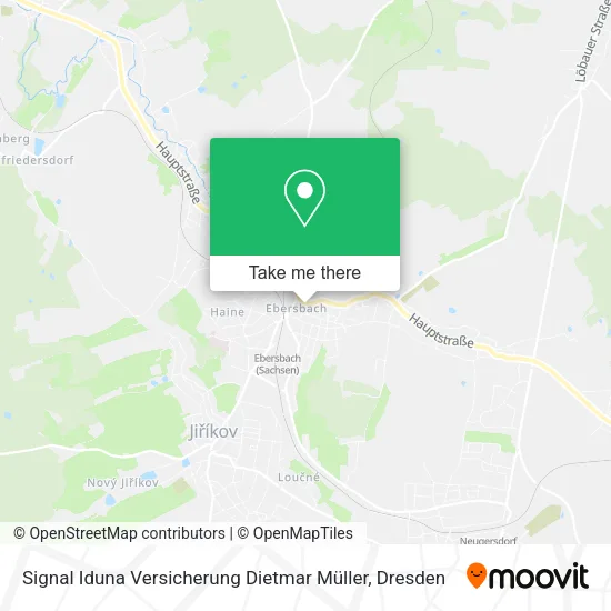 Карта Signal Iduna Versicherung Dietmar Müller