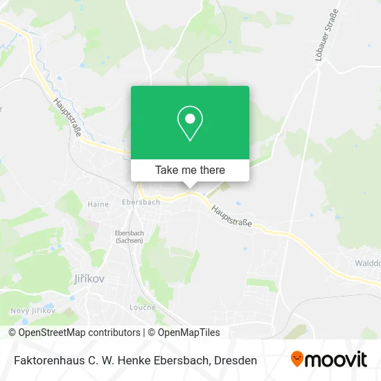 Карта Faktorenhaus C. W. Henke Ebersbach