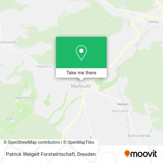 Карта Patrick Weigelt Forstwirtschaft