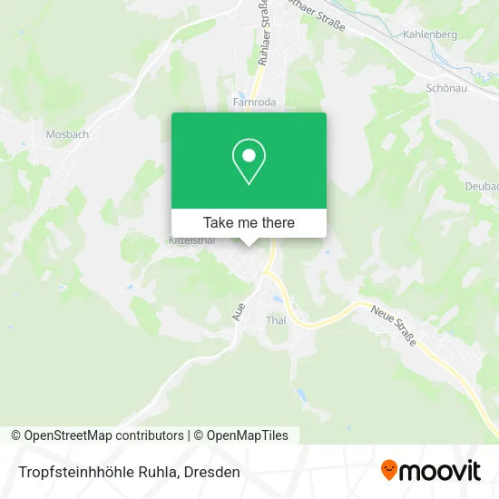 Карта Tropfsteinhhöhle Ruhla