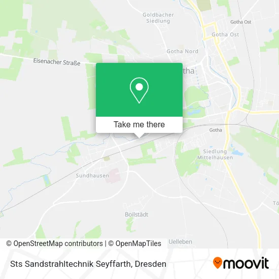 Карта Sts Sandstrahltechnik Seyffarth