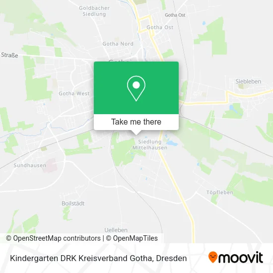 Карта Kindergarten DRK Kreisverband Gotha