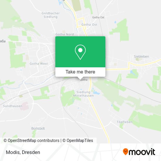 Карта Modis