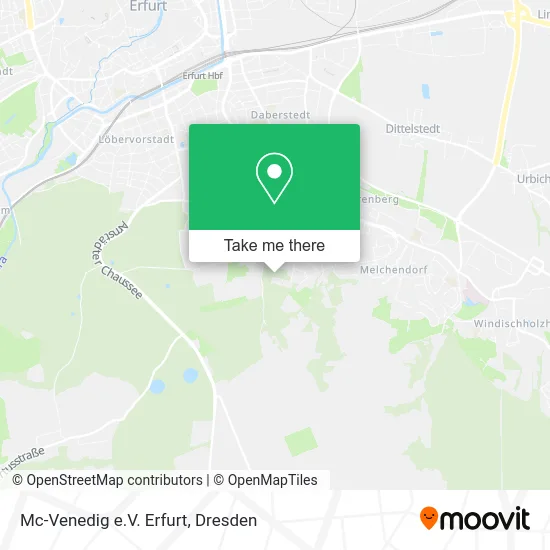 Карта Mc-Venedig e.V. Erfurt