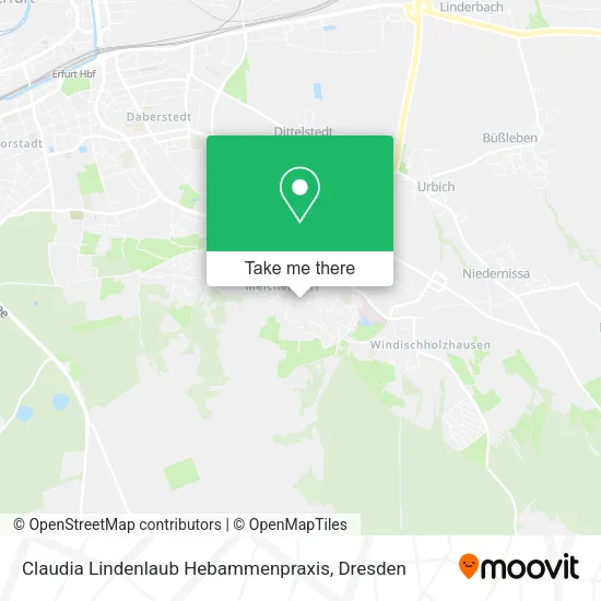 Карта Claudia Lindenlaub Hebammenpraxis