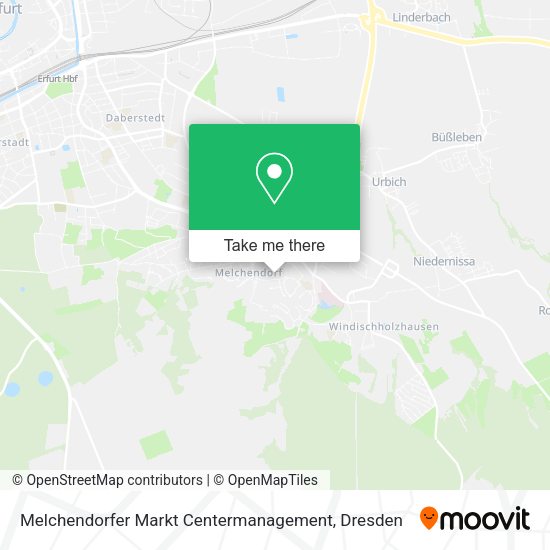 Карта Melchendorfer Markt Centermanagement